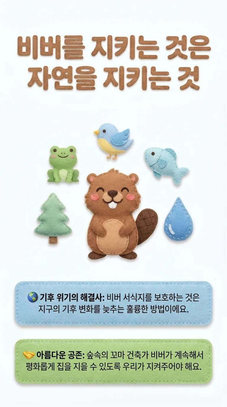 비버를 지키는 것은 자연을 지키는 것