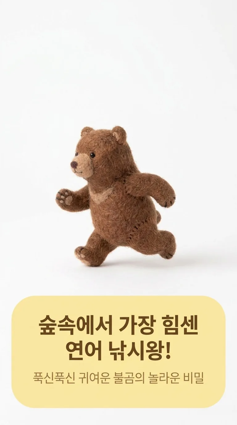 숲속에서 가장 힘센 연어 낚시왕! — 푹신푹신 귀여운 불곰의 놀라운 비밀