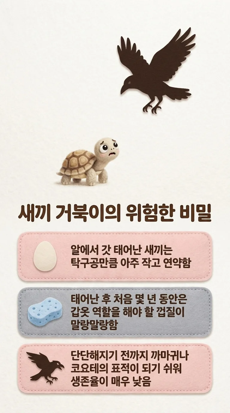 새끼 거북이의 위험한 비밀