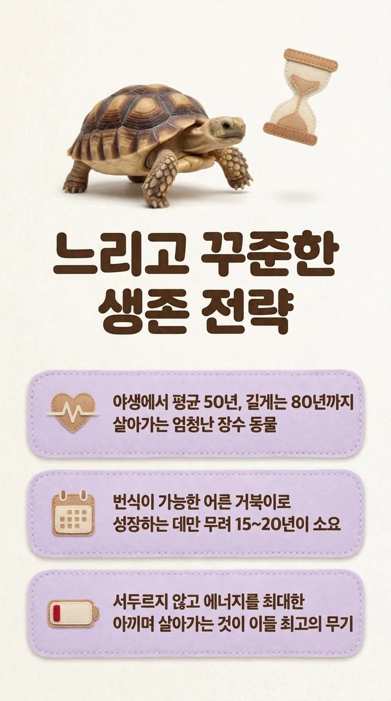 느리고 꾸준한 생존 전략