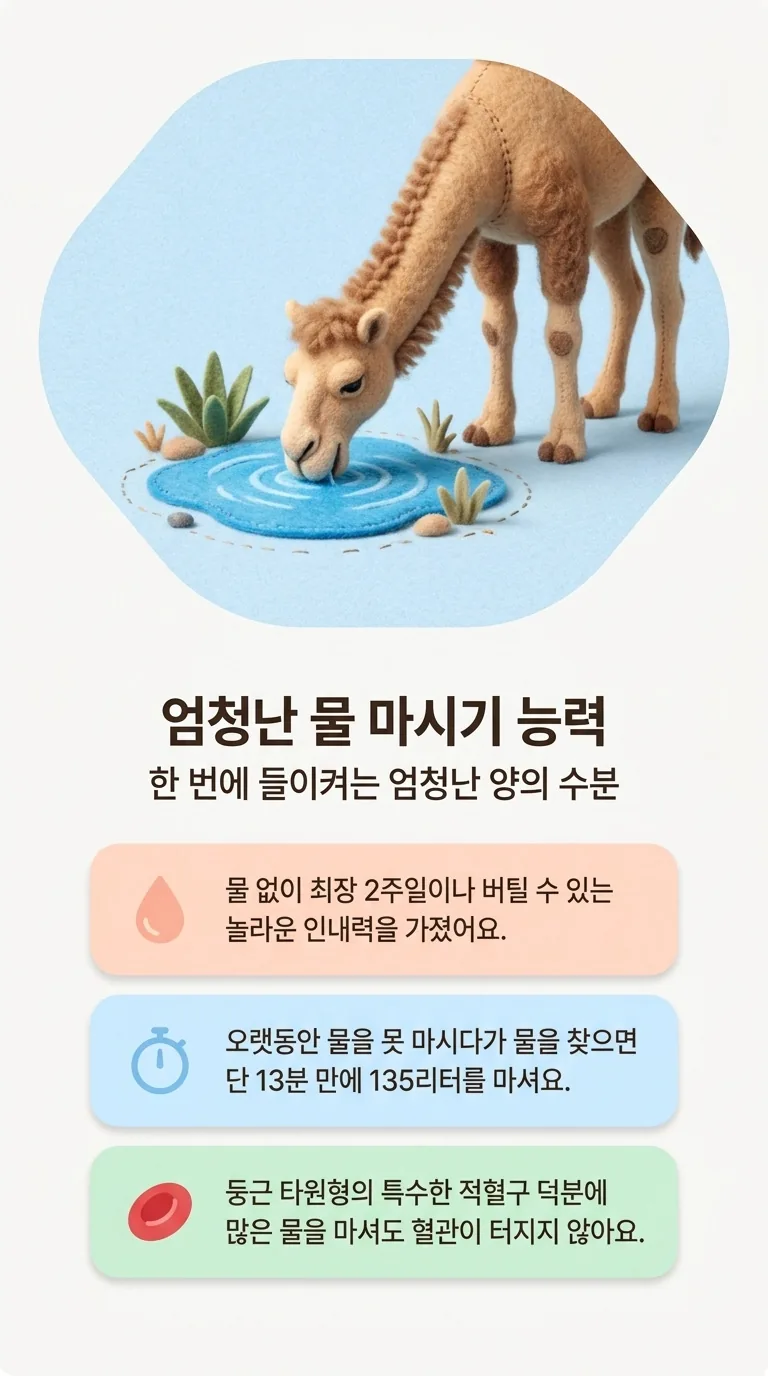 엄청난 물 마시기 능력 — 한 번에 들이켜는 엄청난 양의 수분