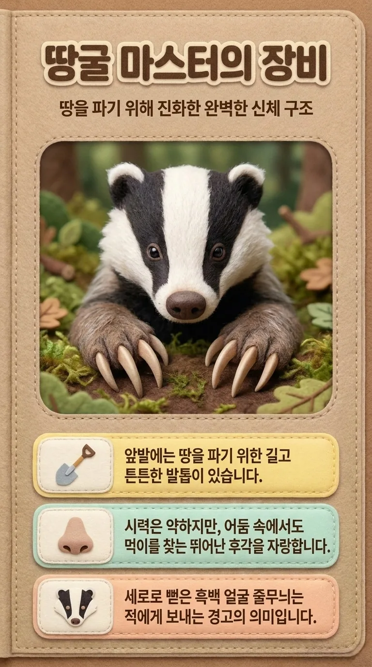 땅굴 마스터의 장비 — 땅을 파기 위해 진화한 완벽한 신체 구조