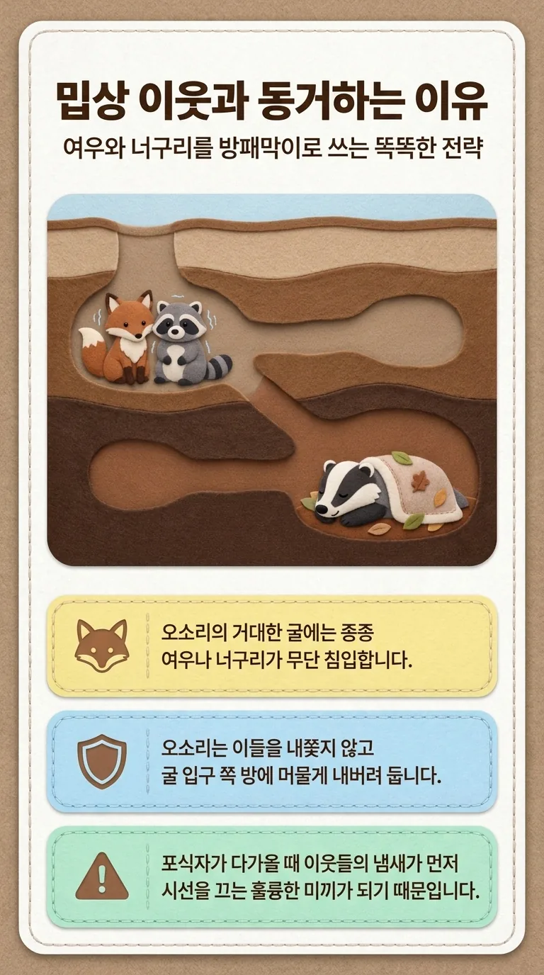 밉상 이웃과 동거하는 이유 — 여우와 너구리를 방패막이로 쓰는 똑똑한 전략