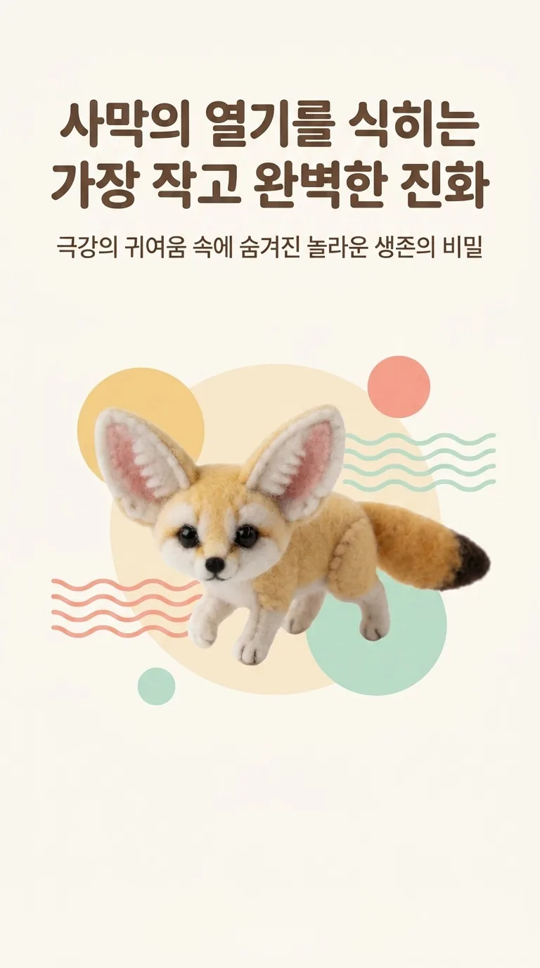 사막의 열기를 식히는 가장 작고 완벽한 진화 — 극강의 귀여움 속에 숨겨진 놀라운 생존의 비밀