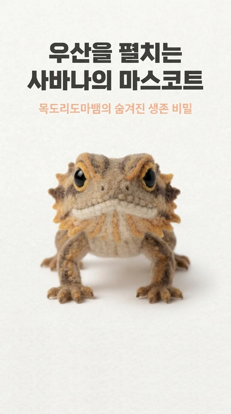 우산을 펼치는 사바나의 마스코트 — 목도리도마뱀의 숨겨진 생존 비밀