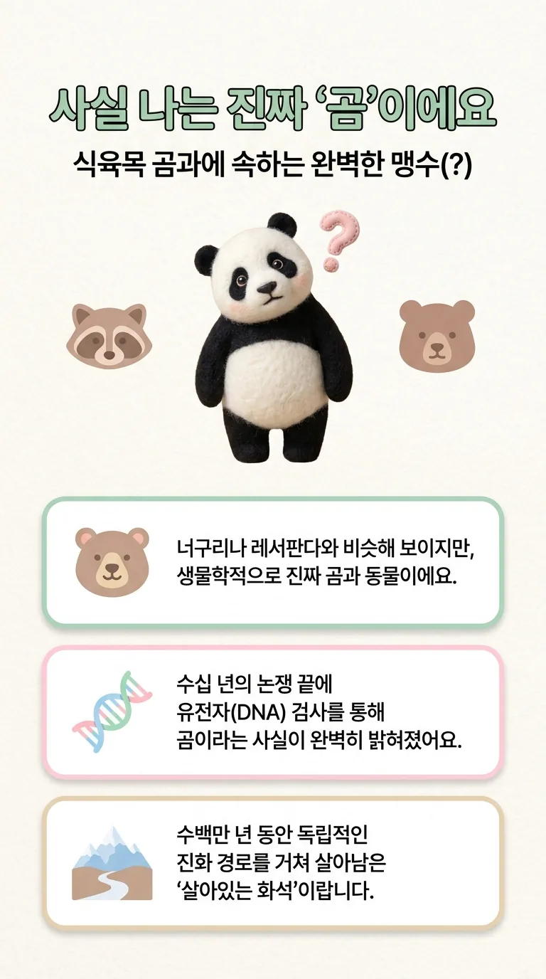 사실 나는 진짜 곰'이에요 — 식육목 곰과에 속하는 완벽한 맹수(?)