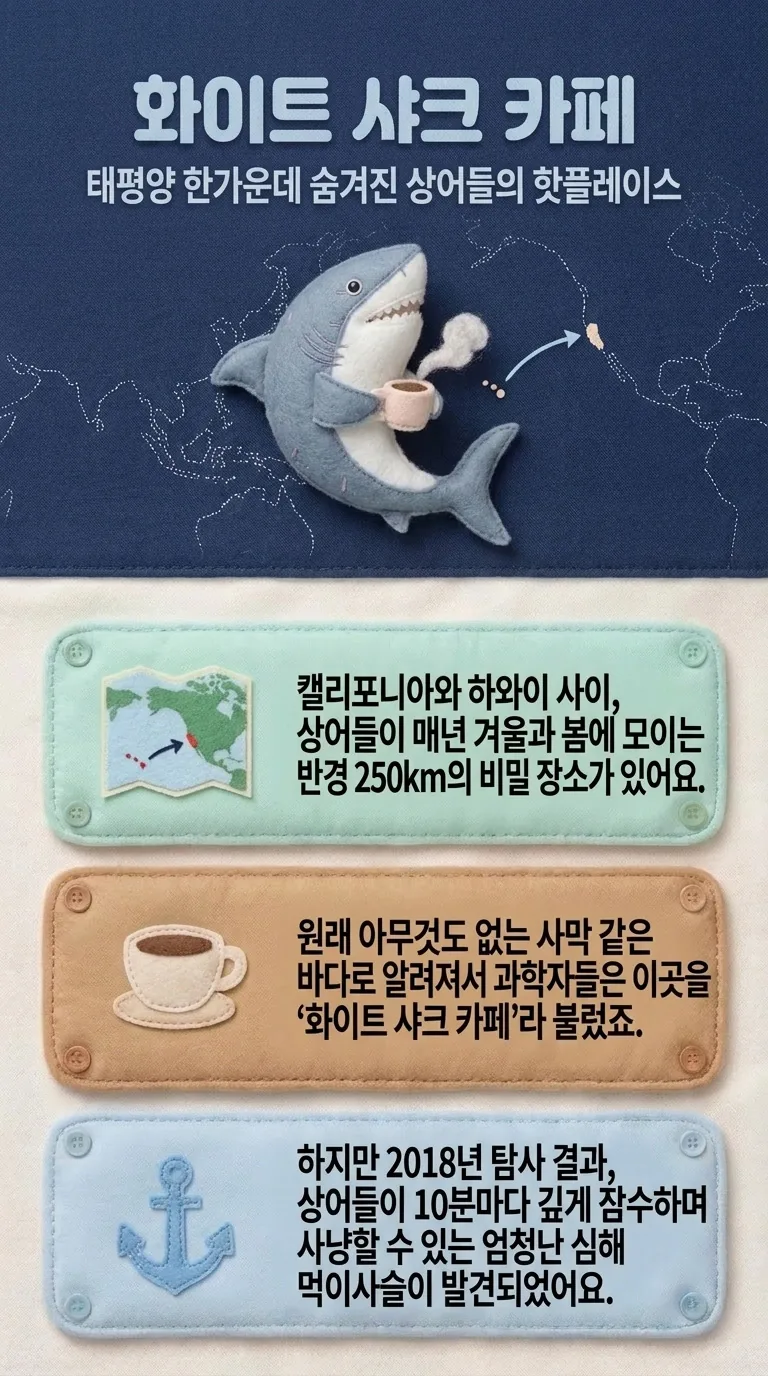 화이트 샤크 카페 — 태평양 한가운데 숨겨진 상어들의 핫플레이스