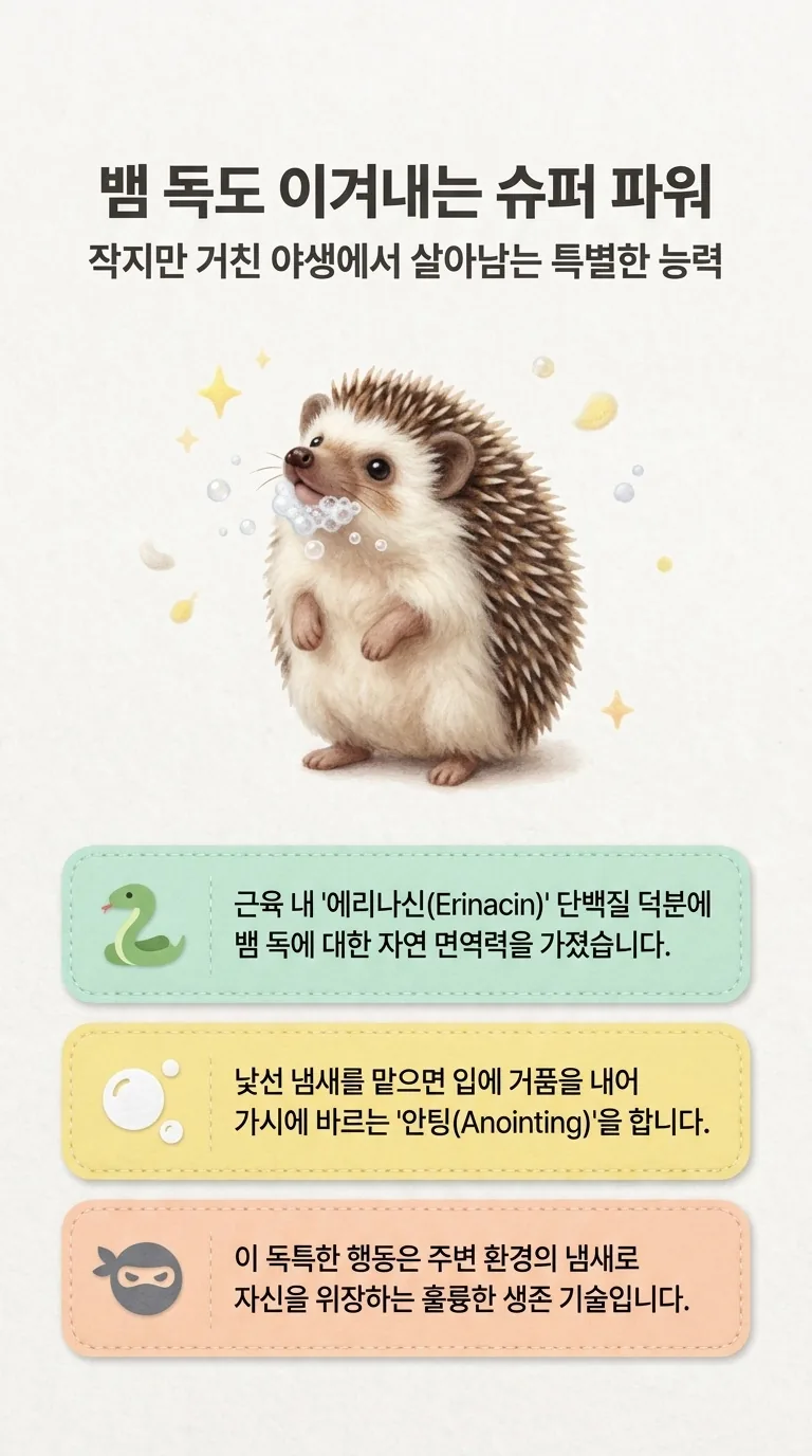 뱀 독도 이겨내는 슈퍼 파워 — 작지만 거친 야생에서 살아남는 특별한 능력