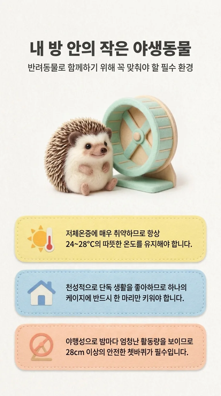 내 방 안의 작은 야생동물 — 반려동물로 함께하기 위해 꼭 맞춰야 할 필수 환경