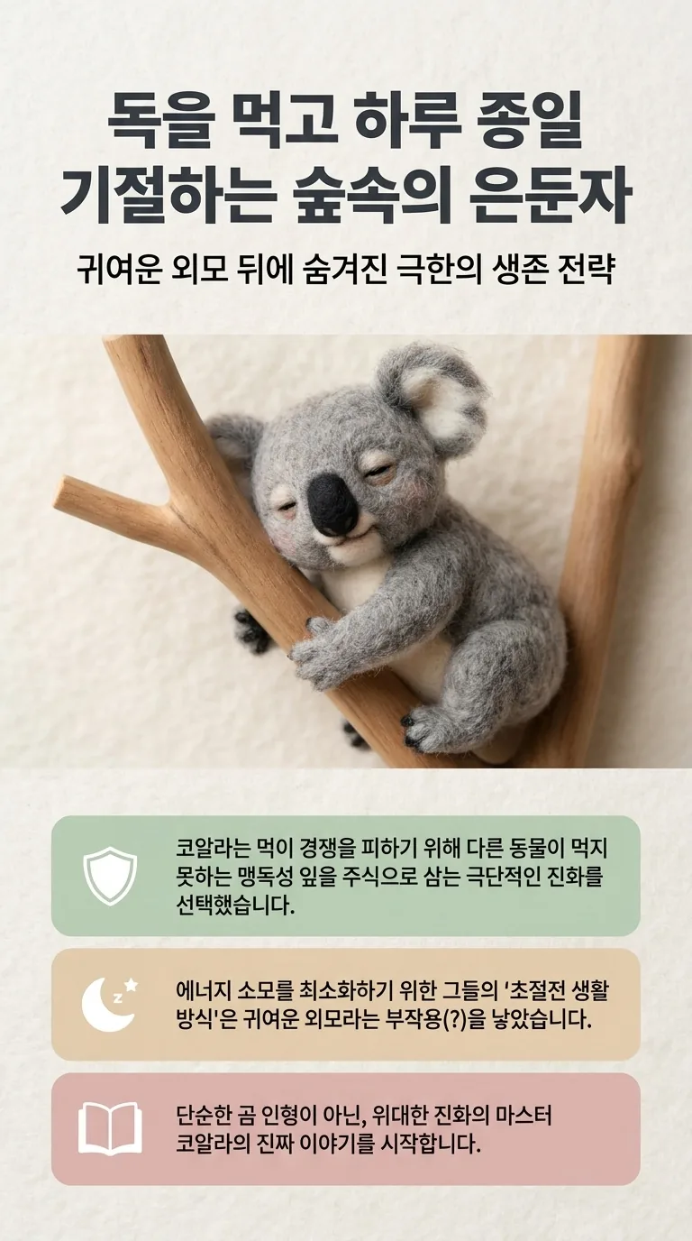 독을 먹고 하루 종일 기절하는 숲속의 은둔자 — 귀여운 외모 뒤에 숨겨진 극한의 생존 전략