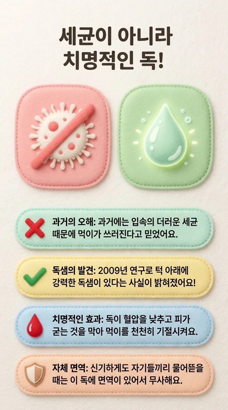 세균이 아니라 치명적인 독! — 과거의 오해 / 독샘의 발견 / 치명적인 효과 / 자체 면역