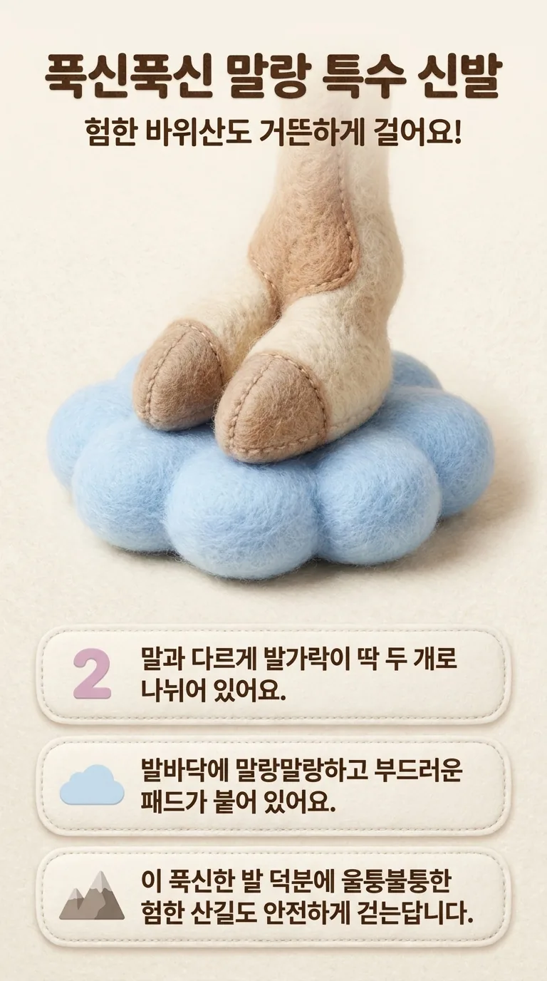 푹신푹신 말랑 특수 신발 — 험한 바위산도 거뜬하게 걸어요!