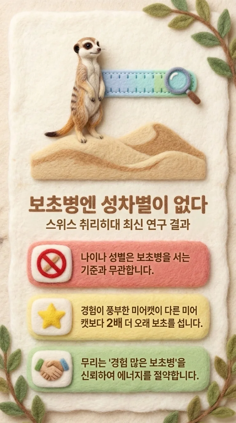 보초병엔 성차별이 없다 — 스위스 취리히대 최신 연구 결과