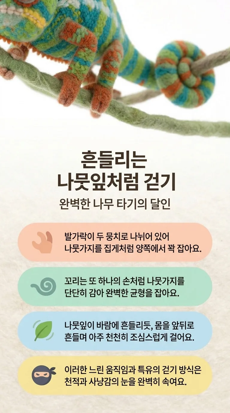 흔들리는 나뭇잎처럼 걷기 — 완벽한 나무 타기의 달인