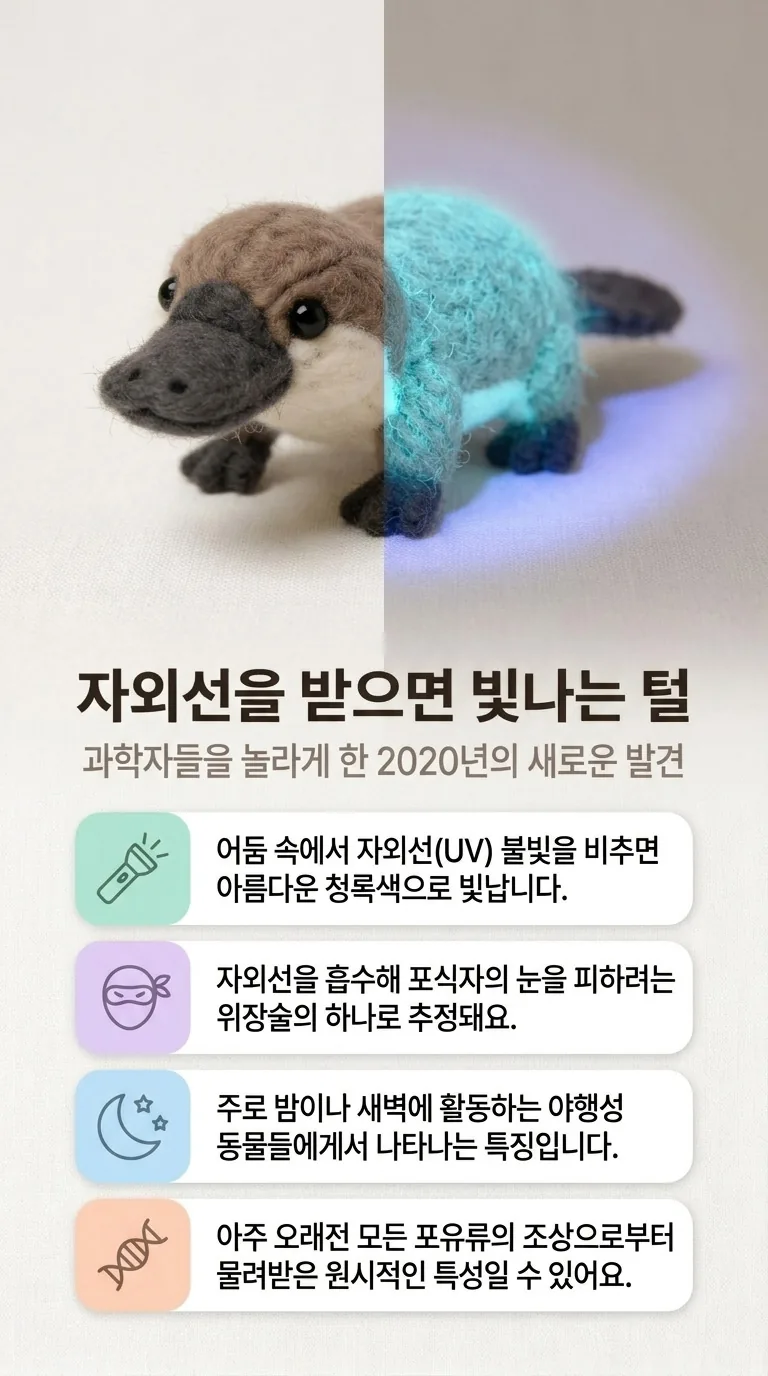 자외선을 받으면 빛나는 털 — 과학자들을 놀라게 한 2020년의 새로운 발견