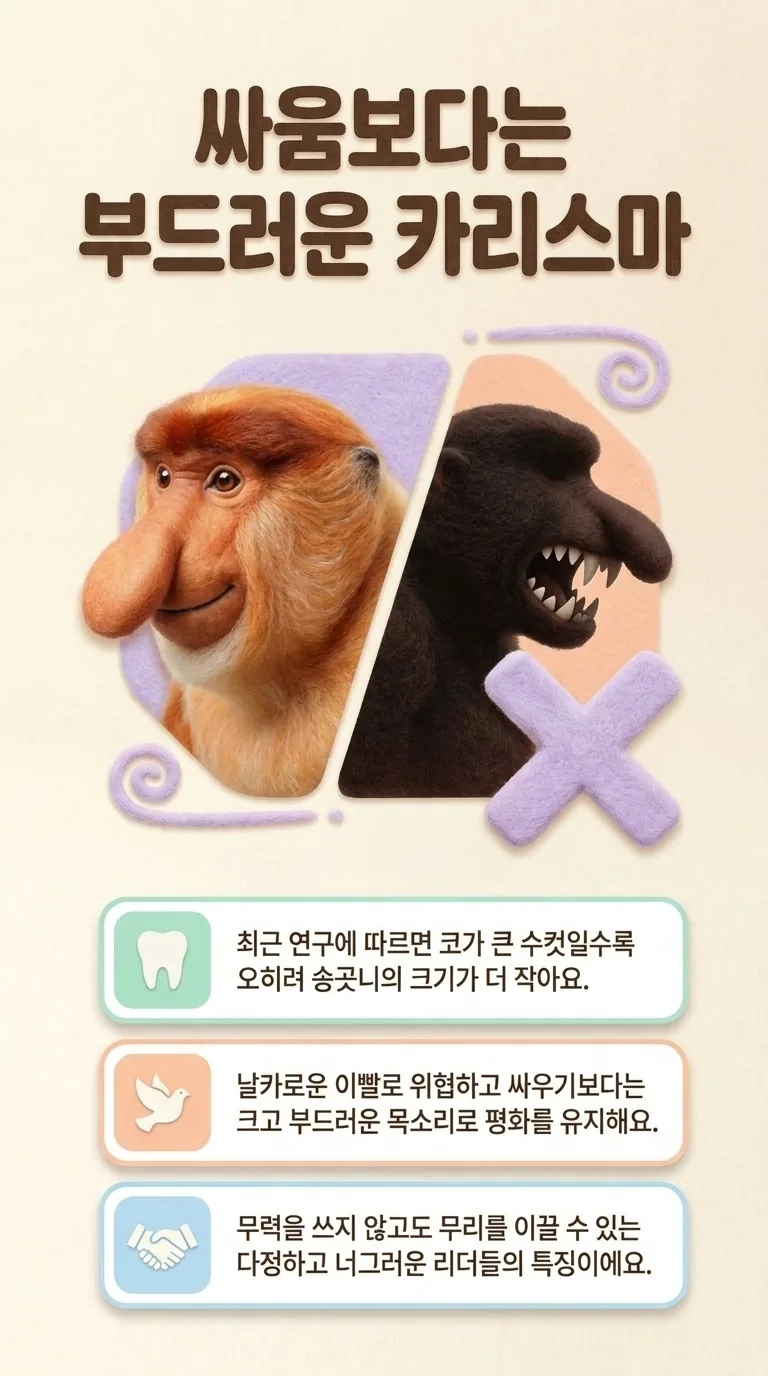 싸움보다는 부드러운 카리스마