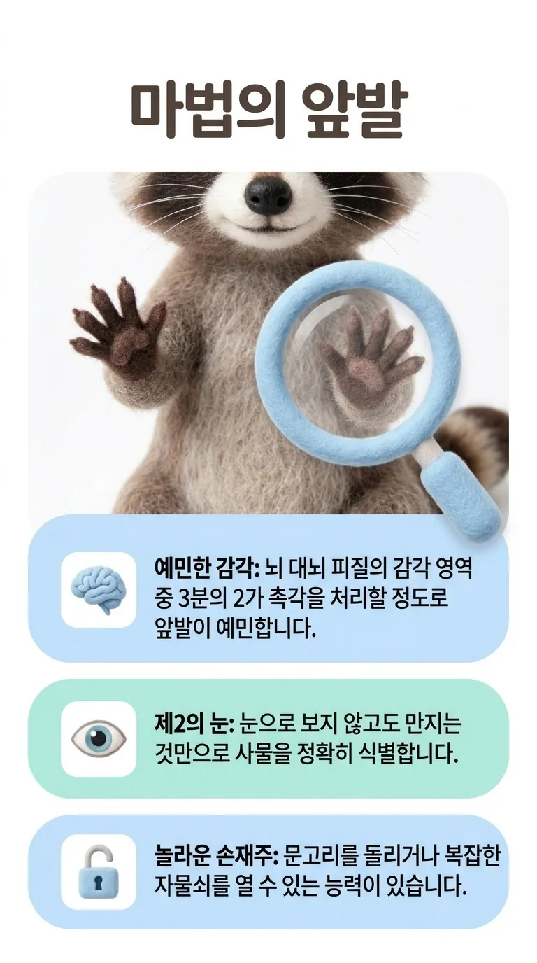 마법의 앞발 — 예민한 감각 / 제2의 눈 / 놀라운 손재주