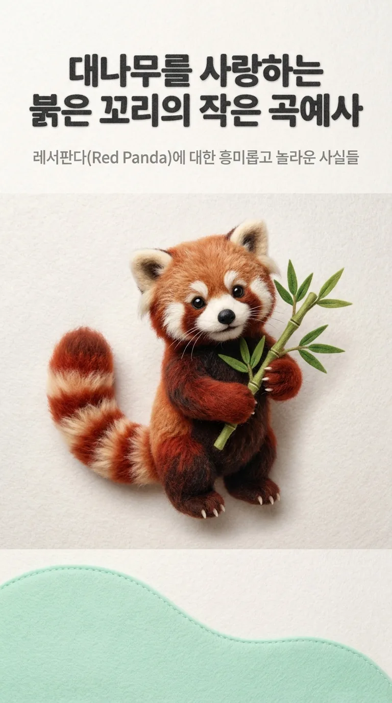 대나무를 사랑하는 붉은 꼬리의 작은 곡예사 — 레서판다(Red Panda)에 대한 흥미롭고 놀라운 사실들