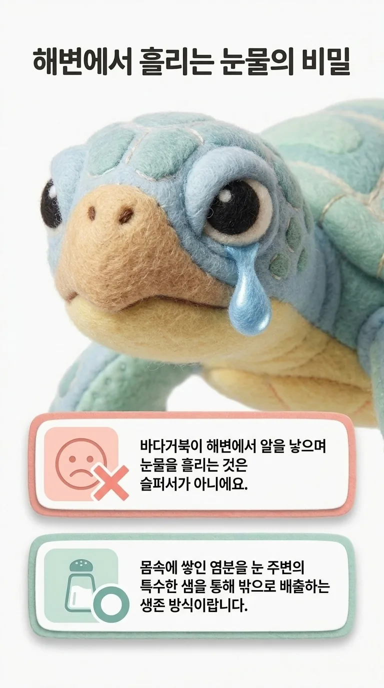 해변에서 흘리는 눈물의 비밀