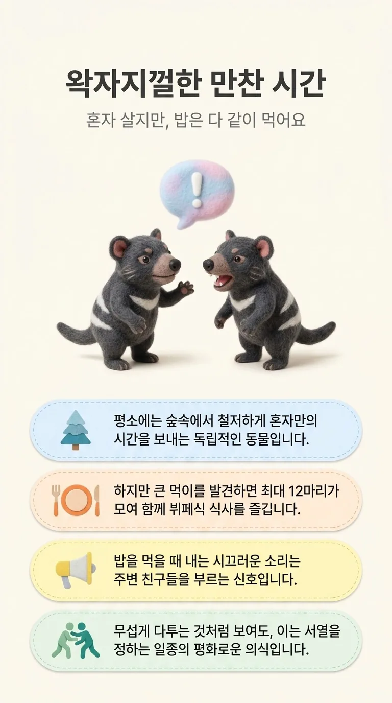 왁자지껄한 만찬 시간 — 혼자 살지만, 밥은 다 같이 먹어요