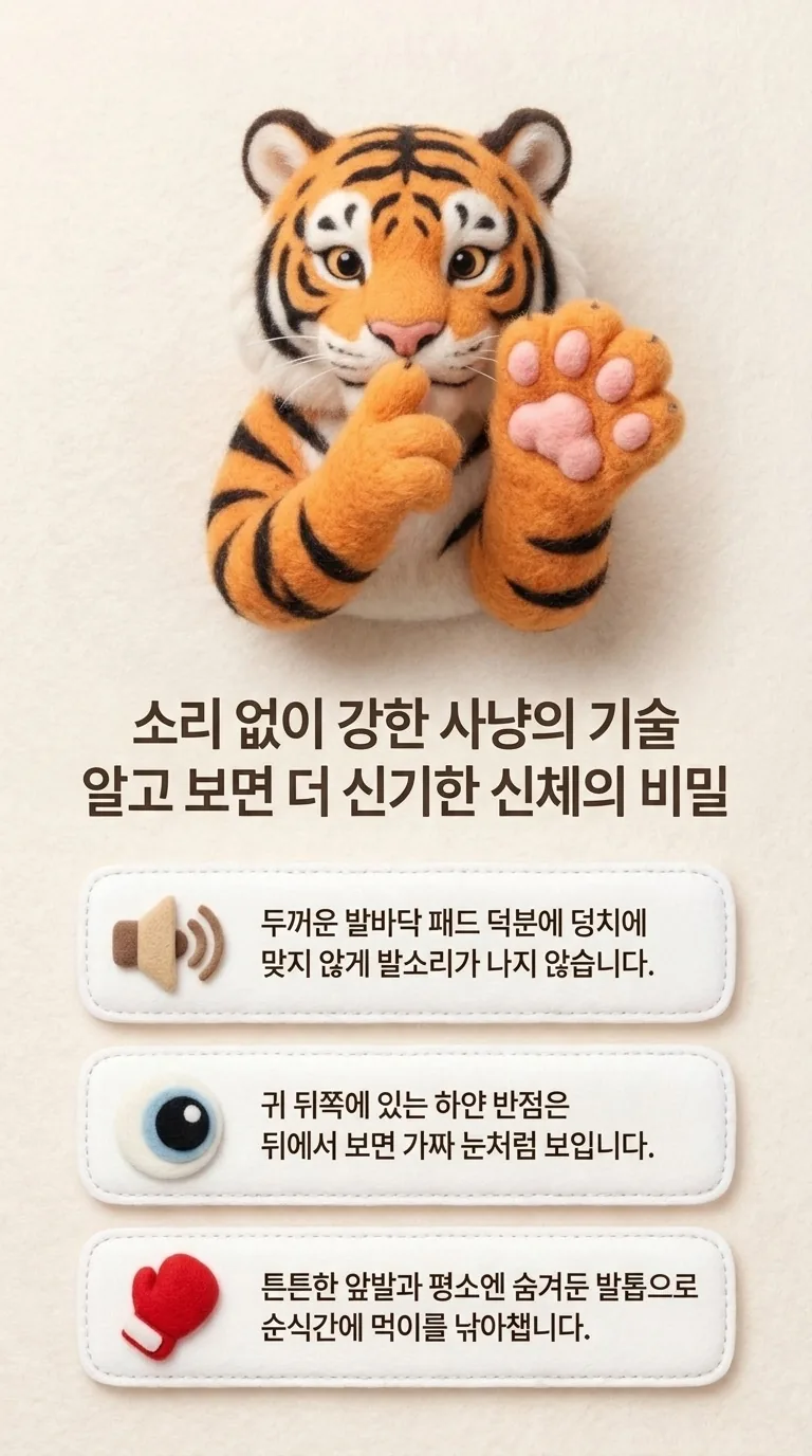 소리 없이 강한 사냥의 기술 알고 보면 더 신기한 신체의 비밀