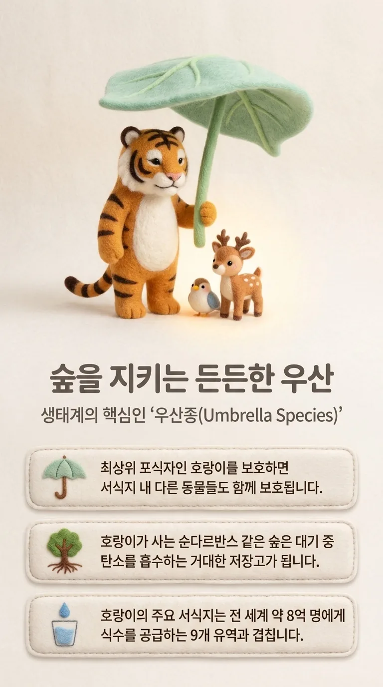 숲을 지키는 든든한 우산 — 생태계의 핵심인 '우산종(Umbrella Species)'