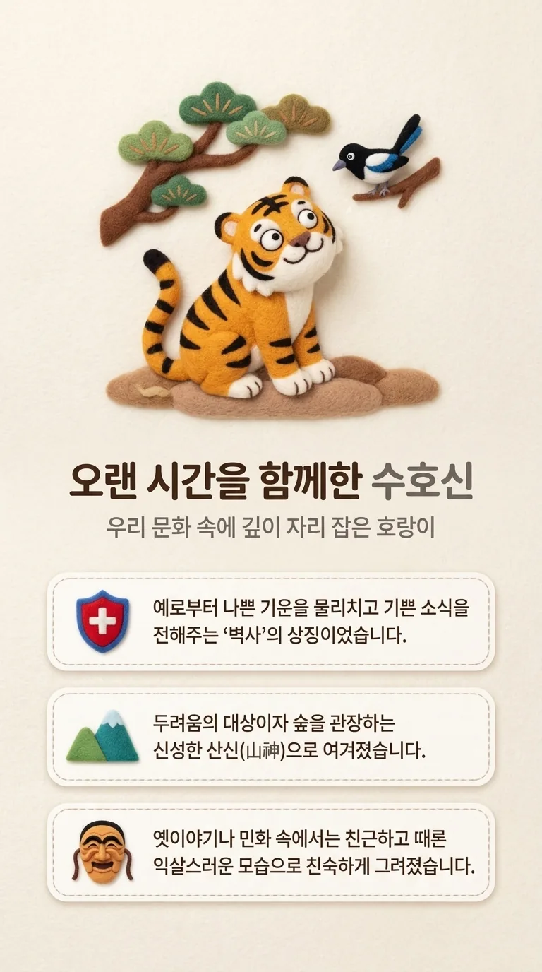 오랜 시간을 함께한 수호신 — 우리 문화 속에 깊이 자리 잡은 호랑이