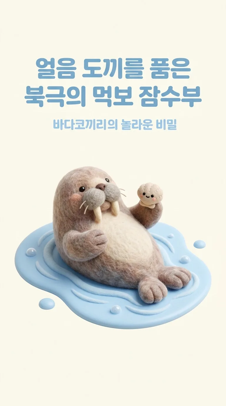 얼음 도끼를 품은 북극의 먹보 잠수부 — 바다코끼리의 놀라운 비밀