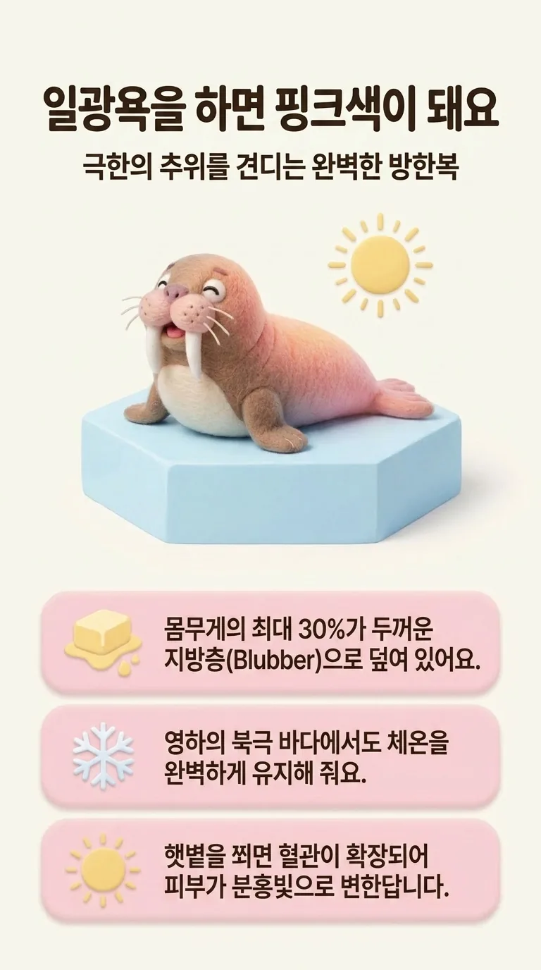 일광욕을 하면 핑크색이 돼요 — 극한의 추위를 견디는 완벽한 방한복