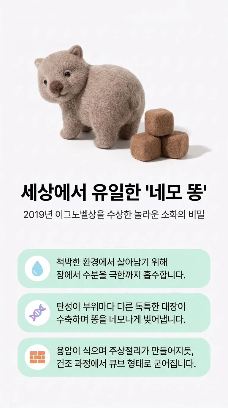 세상에서 유일한 '네모 똥 — 2019년 이그노벨상을 수상한 놀라운 소화의 비밀