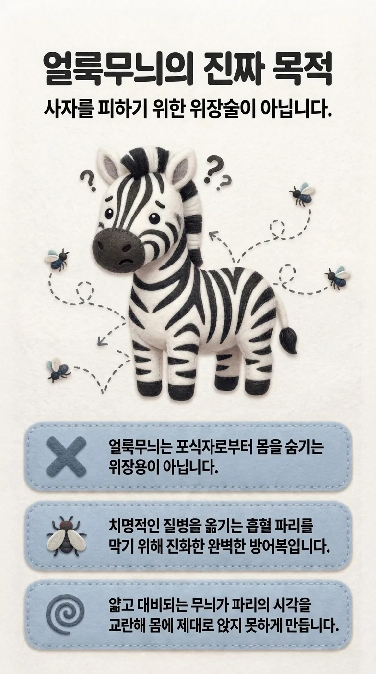 얼룩무늬의 진짜 목적